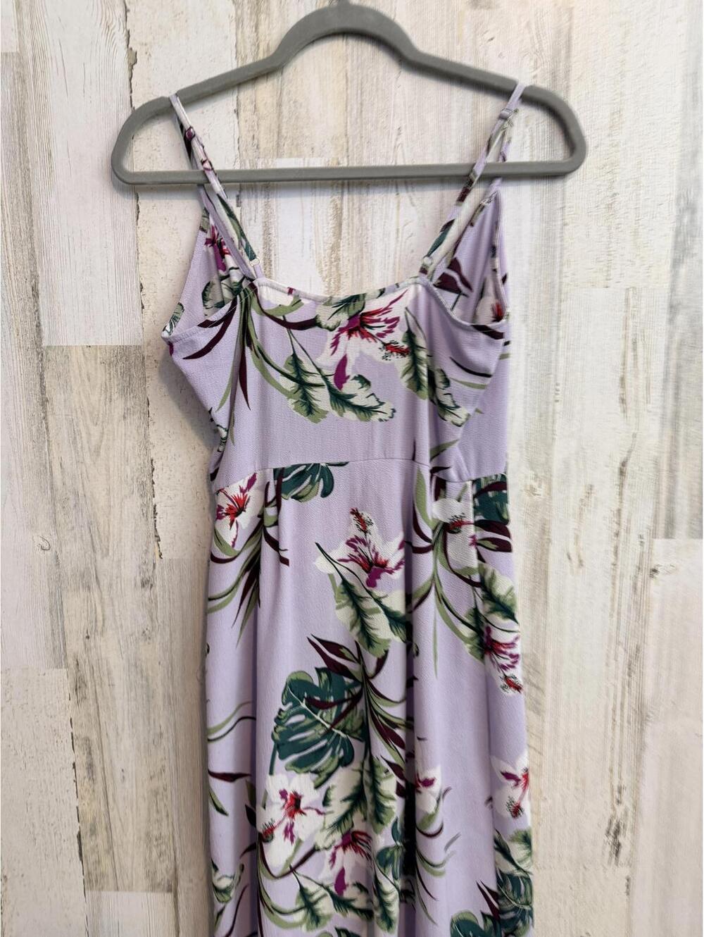 Jennifer Lopez Women’s XS Lavender Floral Wrap Maxi Long Dress - Picture 10 of 12